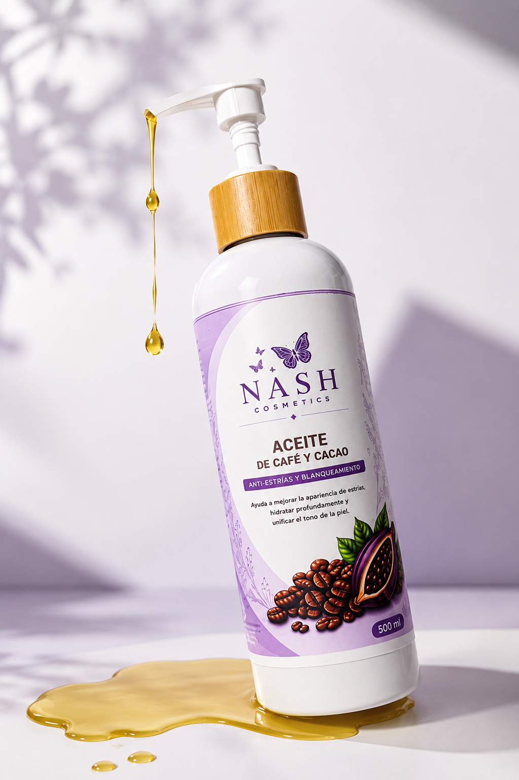 Aceite de Café y Cacao Anti-Estrías & Blanqueamiento