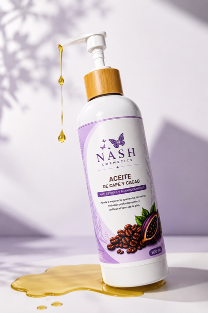 Aceite de Café y Cacao Anti-Estrías & Blanqueamiento