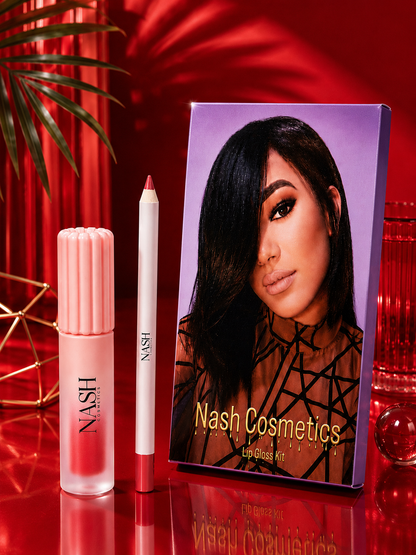 Nash Cosmetics—Set de Lip Gloss + Lip Liner