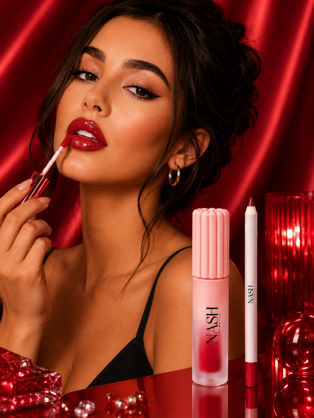Nash Cosmetics—Set de Lip Gloss + Lip Liner