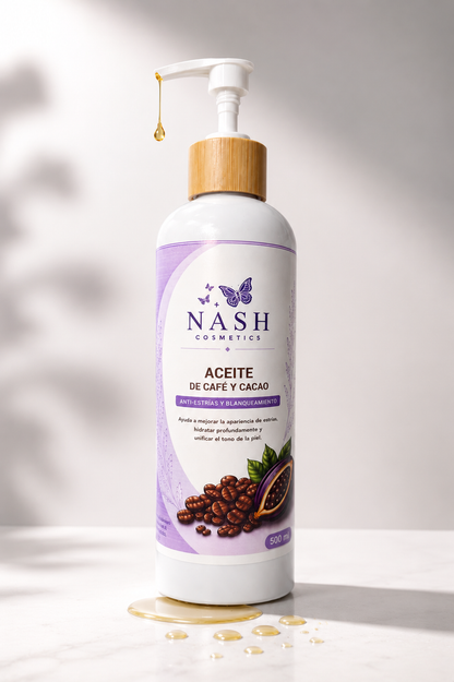 Aceite de Café y Cacao Anti-Estrías & Blanqueamiento
