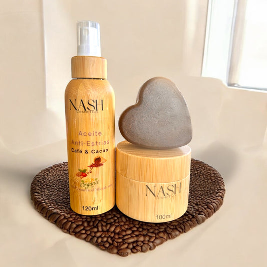 Anti-Stretch Mark and Acne Coffee & Cocoa Kit