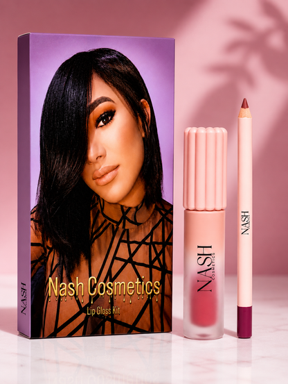 Nash Cosmetics—Set de Lip Gloss + Lip Liner