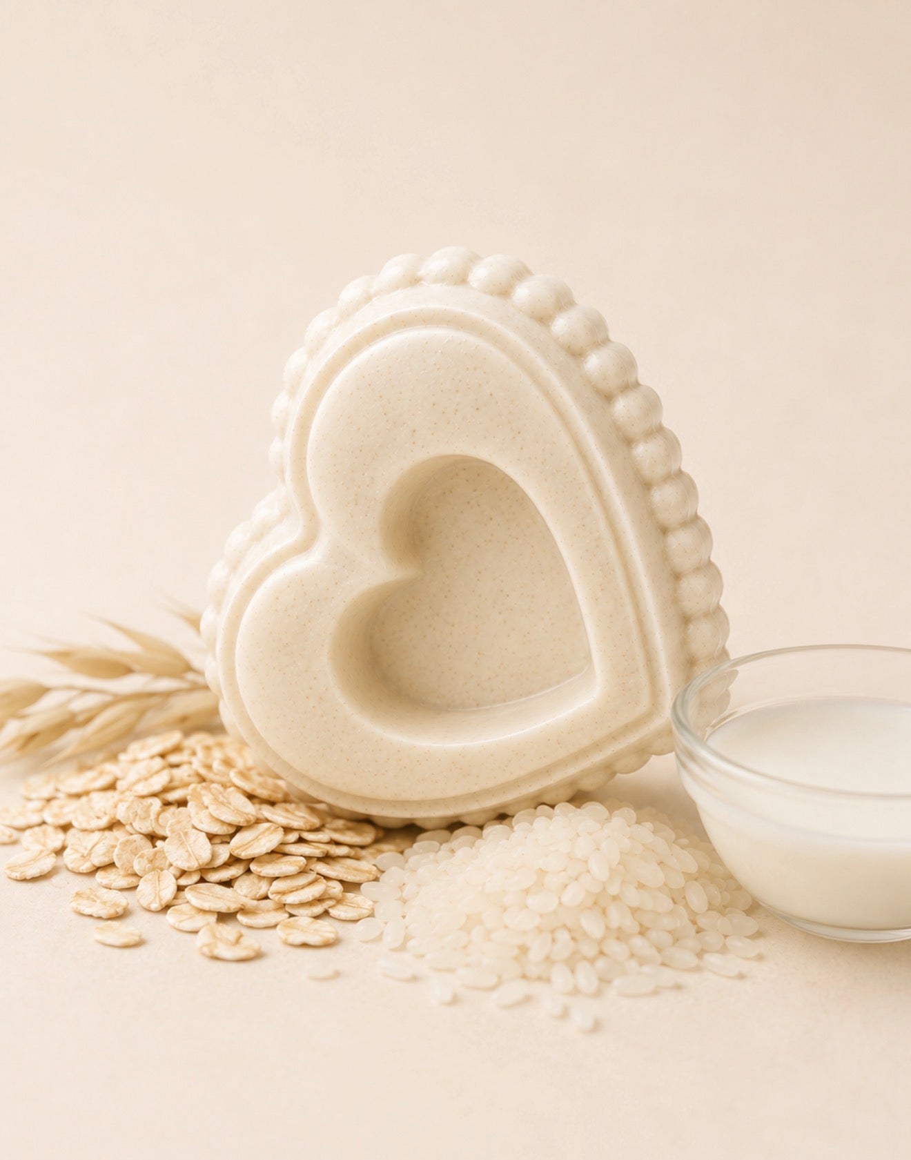 Rice, Oatmeal, and Rosehip Soap
