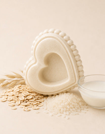 Rice, Oatmeal, and Rosehip Soap