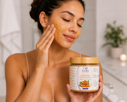 Exfoliante de Cúrcuma          8 oz | Nash Cosmetics
