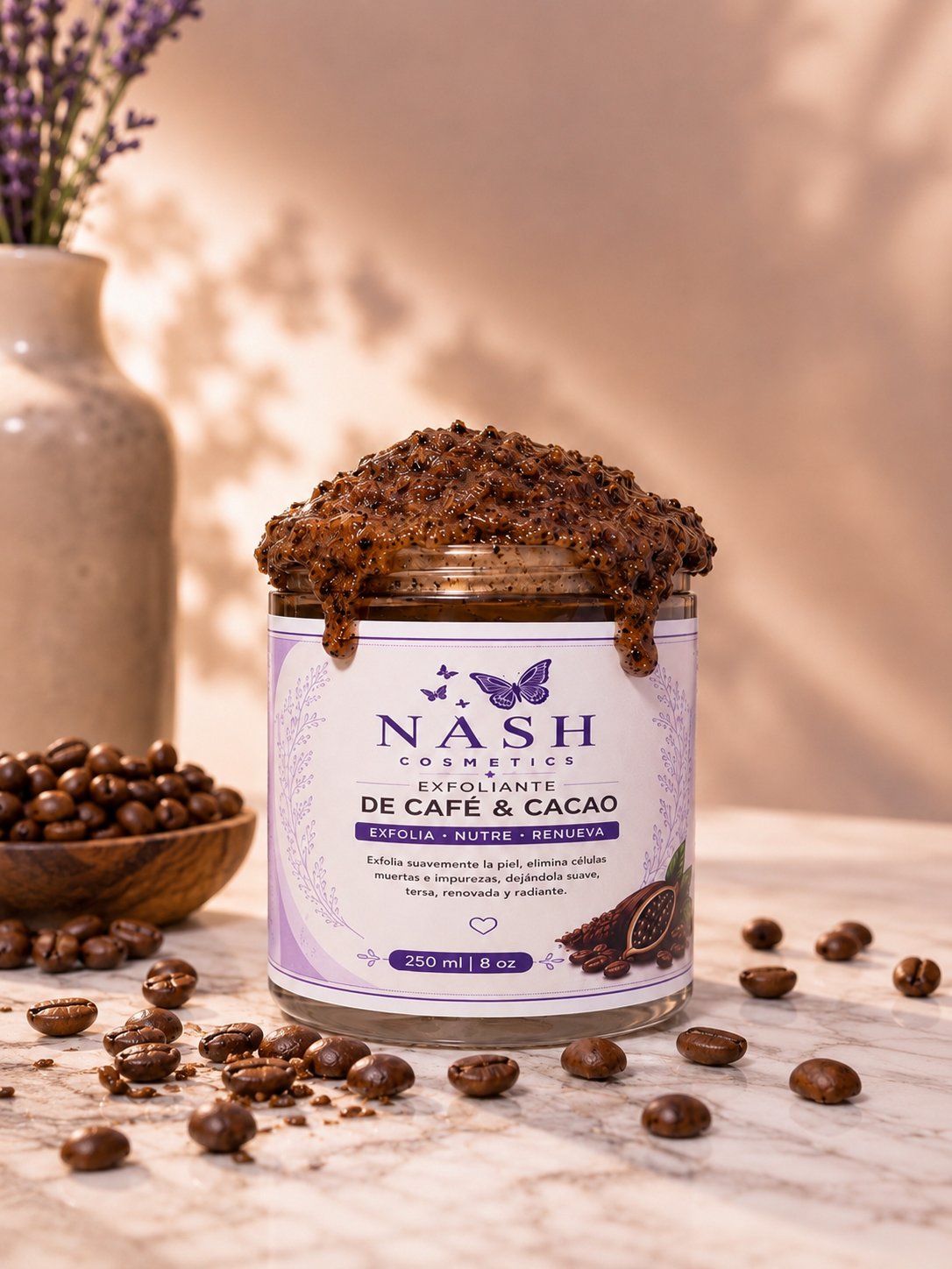 Coffee and cocoa scrub 8oz